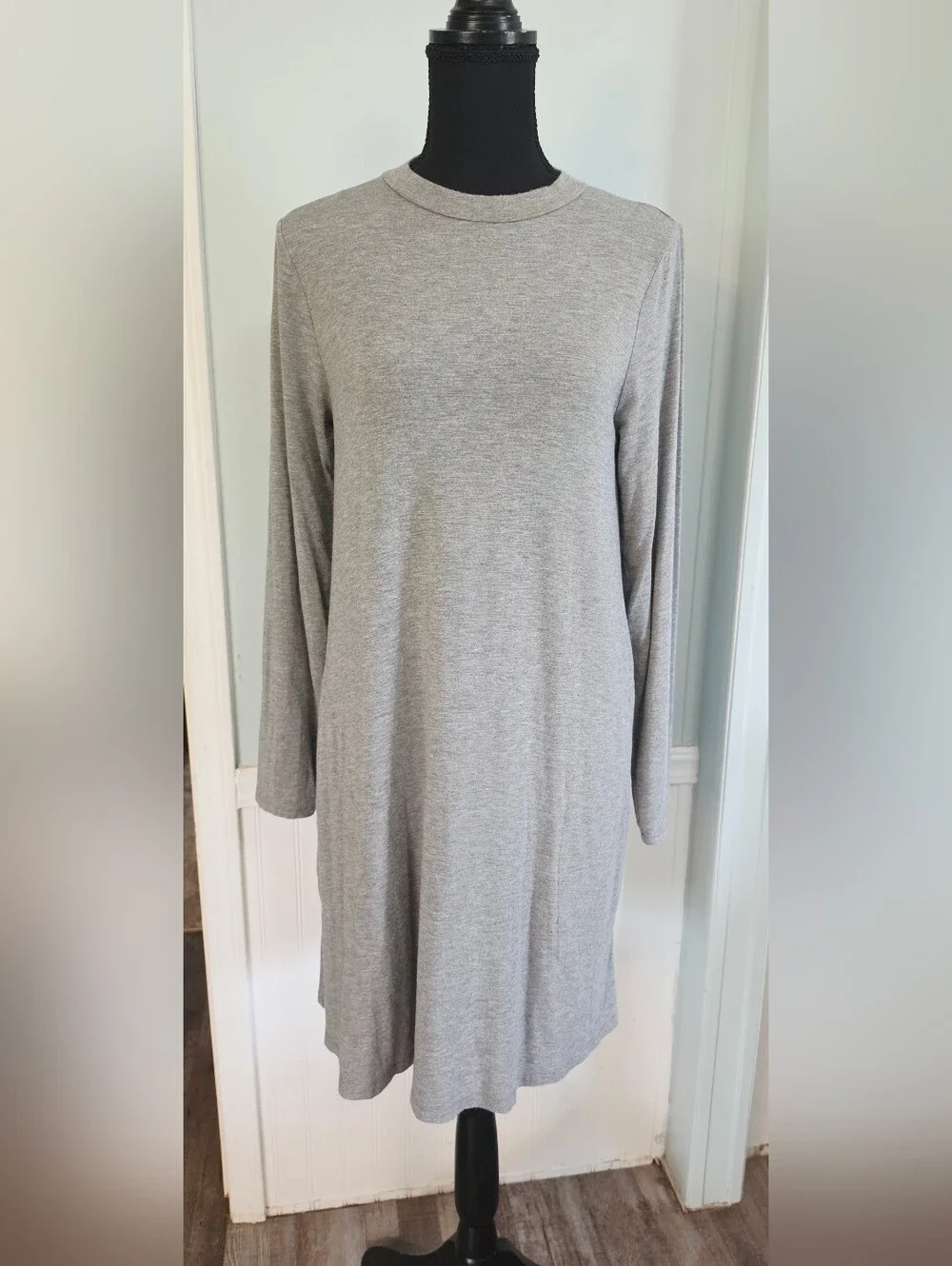 •J. Crew Long Sleeve Swing Dress
